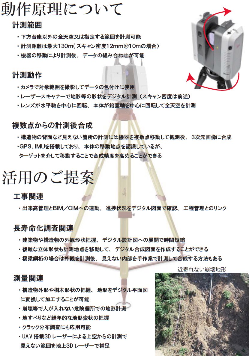 Leica 3dレーザースキャナーを導入しました お知らせ 日本インフラマネジメント株式会社